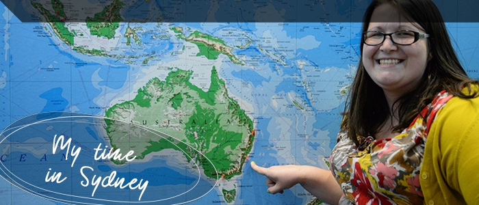 Erica with Map of Australia